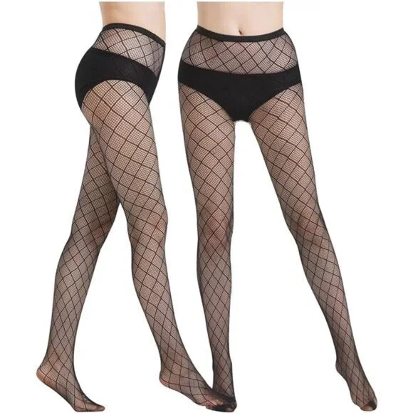 4 Women's Patterned Tights Stockings Pantyhose for Halloween Cosplay Party - Picture 4 of 5